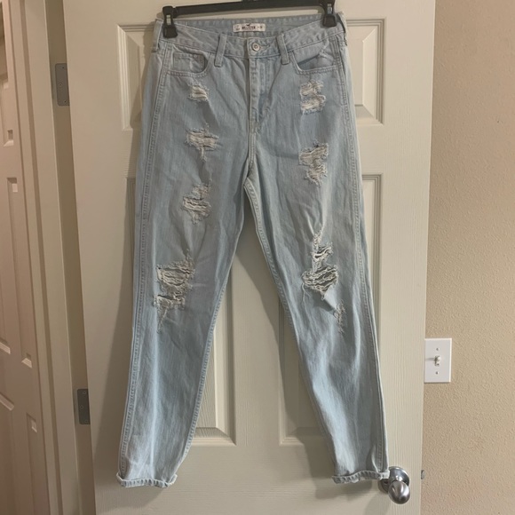 Hollister Denim - Hollister distressed mom jeans